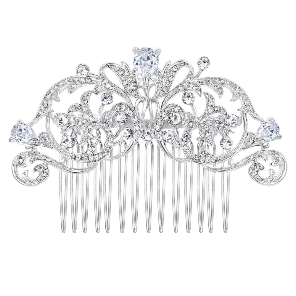 Hair Comb - Fake Diamonds